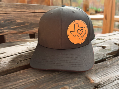 HOME STATE LOVE Hat + Custom Leatherette Patch