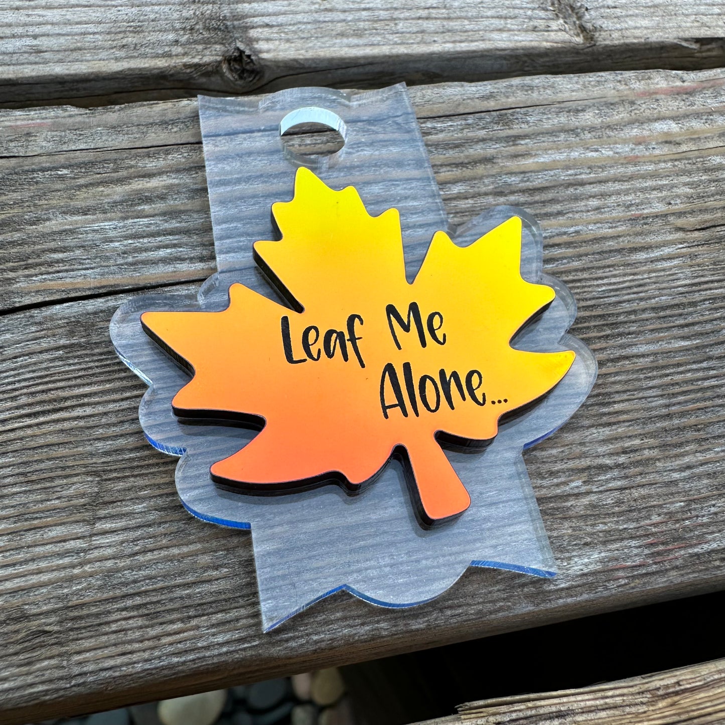 Color Shifting Leaf Stanley Tumbler Topper Acrylic