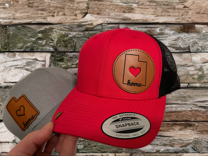 HOME STATE LOVE Hat + Custom Leatherette Patch