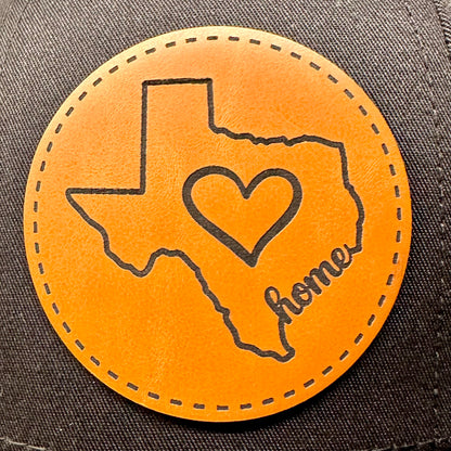 HOME STATE LOVE Hat + Custom Leatherette Patch