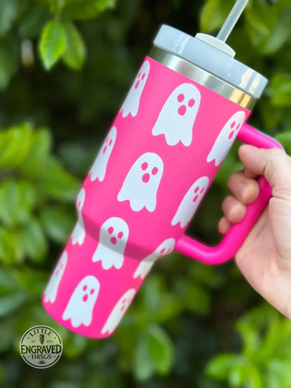 New Cute Spooky Ghost 40 Oz. Tumbler Drinkware