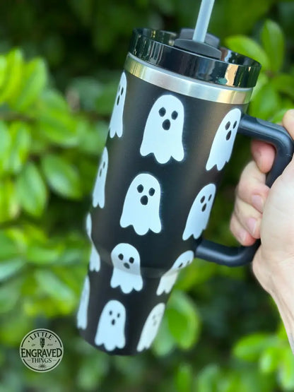 New Cute Spooky Ghost 40 Oz. Tumbler Drinkware